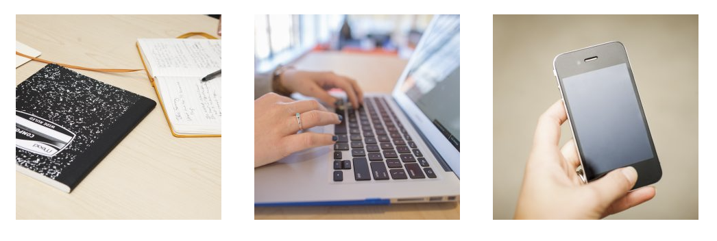Writing, Typing and Texting
