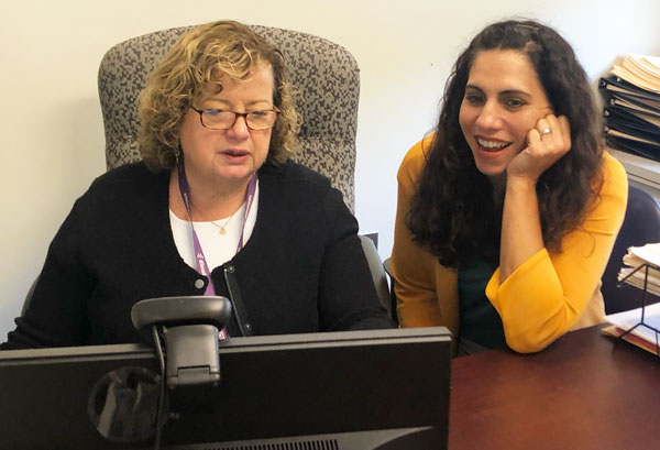 Amanda Rabinowitz and Monica Vaccaro